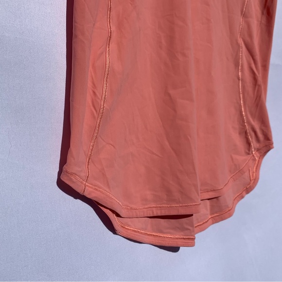 Lululemon Sculpt Tank II Light Lava Style W1NAWS Peach Mesh Tank Top Size 2 - Picture 9 of 11
